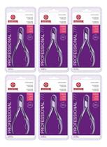 2X Kit 6 Alicate Mundial 777 Cutícula Profesional Inox Corta