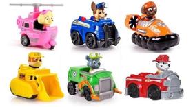 2X Kit 6 Carrinhos Patrulha Canina Fricção Brinquedos Cachor