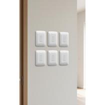 2x Kit 6 Conjuntos Interruptor Simples Branco 4x2 6A 2x Kit 6 Conjuntos Interruptor Simples Branco 4x2 6A