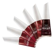 2X Kit 6 Esmaltes Risque Coleção Clássicos Vermelhos 2X Kit 6 Esmaltes Risque Coleção Clássicos Vermelhos