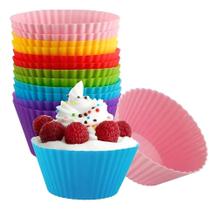 2X Kit 6 Form Silicone Air Fryer Cup Cake Pão De Queijo Bolo