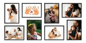 2X Kit 8 Porta Retratos 15X21 Foto Família Moldura Decorativ