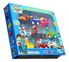 2X Kit 9 Carrinhos Patrulha Canina Fricção Brinquedos Coleçã 2X Kit 9 Carrinhos Patrulha Canina Fricção Brinquedos Coleçã