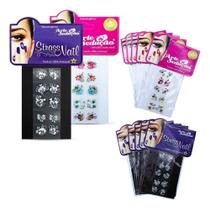 2X Kit Adesivos De Unha Artesanal 50 Branquinho 50 Tradicion 2X Kit Adesivos De Unha Artesanal 50 Branquinho 50 Tradicion