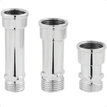 2X Kit Alongador Prolongador Extensor Para Torneira 1/2 4Cm