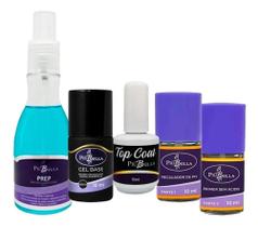 2X Kit Alongamento Completo - Preparadores De Unha Piu Bella