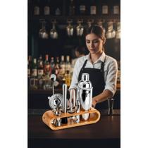 2x Kit Bartender Profissional Inox 10 Peças Caipirinha Drink 2x Kit Bartender Profissional Inox 10 Peças Caipirinha Drink