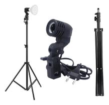 2X Kit Bocal Para Lâmpada Padrão E27 E Suporte Tripé Pedesta 2X Kit Bocal Para Lâmpada Padrão E27 E Suporte Tripé Pedesta