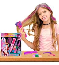 2X Kit Brinquedo Mechas Coloridas Pinte O Cabelo Beleza Cama 2X Kit Brinquedo Mechas Coloridas Pinte O Cabelo Beleza Cama