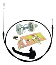 2X Kit Cabo Fechadura Trava Capô Uno Mille 1.0 8V 2005 Até 2