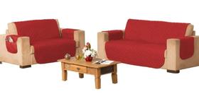 2X Kit Capa Protetor Para Sofá Paula 3 E 2 Lugares Jogo Prmo 2X Kit Capa Protetor Para Sofá Paula 3 E 2 Lugares Jogo Prmo