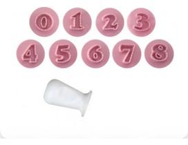 2X Kit Carimbos Números Fofos 2Cm Blue Star Marcar Docinhos 2X Kit Carimbos Números Fofos 2Cm Blue Star Marcar Docinhos