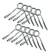 2X Kit Com 10 Grampos/Presilhas Para Barras 1.1/8 (28,5Mm)