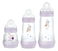 2X Kit Com 3 Mamadeiras Easy Start 130/260/320Ml - Mam 2X Kit Com 3 Mamadeiras Easy Start 130/260/320Ml - Mam