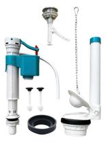 2X Kit Completo Caixa Acoplada Descarga Acionamento Superior