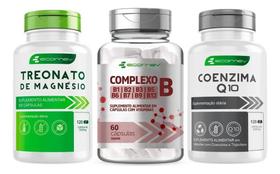 2X Kit Complexo B + Coenzima Q10 + Magnesio Treonato 500Mg 2X Kit Complexo B + Coenzima Q10 + Magnesio Treonato 500Mg
