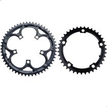 2X Kit Coroa Engrenagem 53 E 39 Dentes Bcd 110Mm 5 Furos Aço