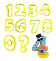 2X Kit Cortador De Números Para Velas De Biscuit - Premium 2X Kit Cortador De Números Para Velas De Biscuit - Premium