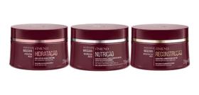 2X Kit Cronograma Capilar Mascaras Essenciais Amend 250G 2X Kit Cronograma Capilar Mascaras Essenciais Amend 250G