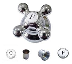 2X Kit De Acabamento Para Registro 1/2, 3/4 E 1 C52 Eixo De 2X Kit De Acabamento Para Registro 1/2, 3/4 E 1 C52 Eixo De