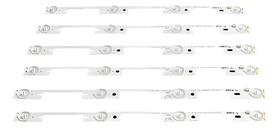 2X Kit De Barras Led Semp 40L2400 40L5400 Dl3944 Dl4045 Nova