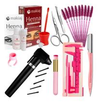 2X Kit Designer De Sobrancelhas Quite Hena Material Completo 2X Kit Designer De Sobrancelhas Quite Hena Material Completo