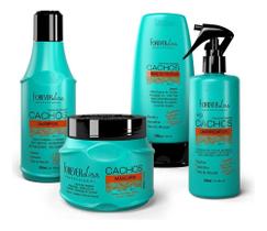 2X Kit Formador E Manutenção Dos Cachos Forever Liss 2X Kit Formador E Manutenção Dos Cachos Forever Liss
