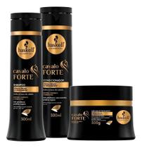 2X Kit Haskell Cavalo Forte 300Ml Shampoo Condicionador Másc 2X Kit Haskell Cavalo Forte 300Ml Shampoo Condicionador Másc