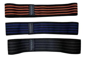 2X Kit Hip Band 3Un Faixa Elástica Mini Band Leve Média E Fo 2X Kit Hip Band 3Un Faixa Elástica Mini Band Leve Média E Fo
