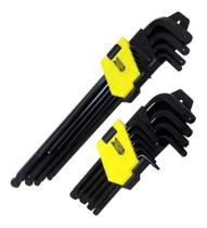2X Kit Jogo Chave Allen Hex /Torque / Bola / Longa 18 Peças 2X Kit Jogo Chave Allen Hex /Torque / Bola / Longa 18 Peças