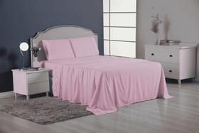 2X Kit Jogo Lençol De Cama Ponto Palito Solteiro Percal 3 Pe