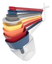 2X Kit Jogo Medidor Cozinha Colher Chá Café Sopa Funil 9 P