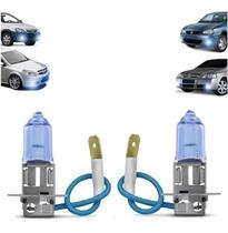 2X Kit Lampadas Super Brancas H3 8500K Farol Milha Neblina C
