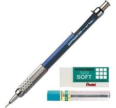 2X Kit Lapiseira Pentel Graphgear 500 0,7Mm Grafite Borracha 2X Kit Lapiseira Pentel Graphgear 500 0,7Mm Grafite Borracha