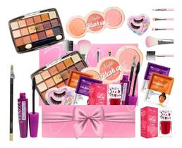 2X Kit Maquiagem Presente Completo Adolescentes Amiga Namora