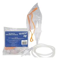 2X Kit Mascara Adulto Inalador Nebulizador - Modelos Dc1 E 2X Kit Mascara Adulto Inalador Nebulizador - Modelos Dc1 E