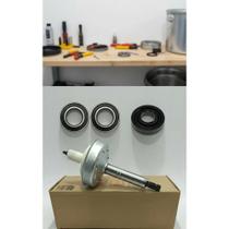 2x Kit Mecanismo Eixo Mini Cesto Inox/Plástico 4cm 2x Kit Mecanismo Eixo Mini Cesto Inox/Plástico 4cm