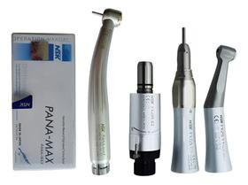 2X Kit Nsk Caneta Alta Led/Baixa Rotação/Push Button - 1 Ano