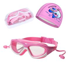 2X Kit Óculos Touca Natação Hero Band Uv Coleção Tibumm 2X Kit Óculos Touca Natação Hero Band Uv Coleção Tibumm