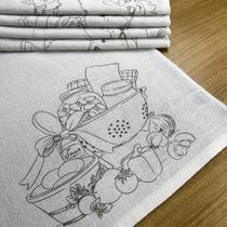 2X Kit Pano De Prato Riscado Para Pintura Branco Pintar - 10