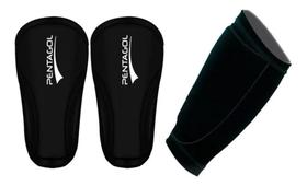 2X Kit Par Porta Suporte Caneleira E Caneleira Jogar Futebol