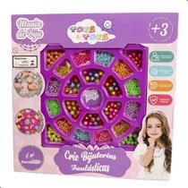 2X Kit Para Fazer Pulseira Miçangas Infantil Bijuteria 800 P 2X Kit Para Fazer Pulseira Miçangas Infantil Bijuteria 800 P