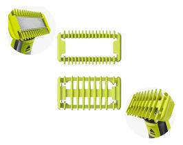 2X Kit Para Philips Rosto E Corpo Qp610/5 Pentes Oneblade 2X Kit Para Philips Rosto E Corpo Qp610/5 Pentes Oneblade