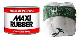 2X Kit Polimento Automotivo Massa Polir N2 E Estopa 150G Ofe