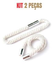 2X Kit Prendedor Para Cortina Abraçadeira Magnética Cordão 2