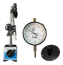 2X Kit Relógio Comparador + Base Magnética Marberg