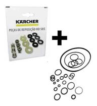2X Kit Reparo Gaxeta Anel Raspador Oring Lavadora Karcher Hd 2X Kit Reparo Gaxeta Anel Raspador Oring Lavadora Karcher Hd