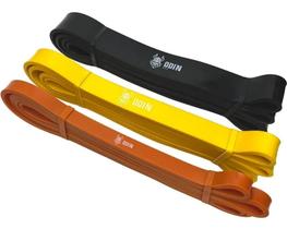 2X Kit Super Band 3 Intensidades Odin Fit Elasticos Power Cr