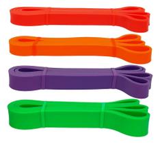 2X Kit Super Band 4 Intensidade Leve Médio E Extra Forte