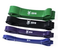 2X Kit Super Band 4 Intensidades Odin Fit Elasticos Power Ba